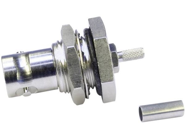 Telegärtner J01001B0059 J01001B0059 BNC-liitin Liitäntä, uppoasennus 50 Ω 1 kpl