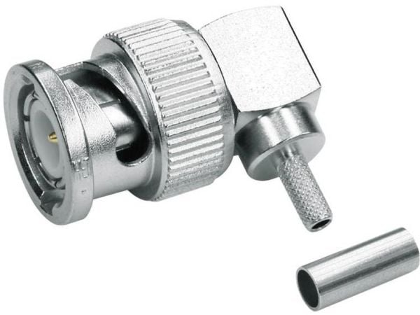 Telegärtner J01002A1356 BNC-kontakt Kontakt, vinklad 75 Ω 1 st