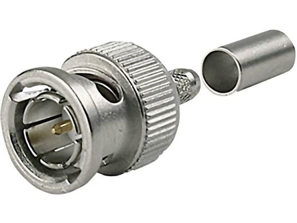 Telegärtner J01002A0058 HDTV-BNC-kontakt Kontakt, rak 75 Ω 1 st