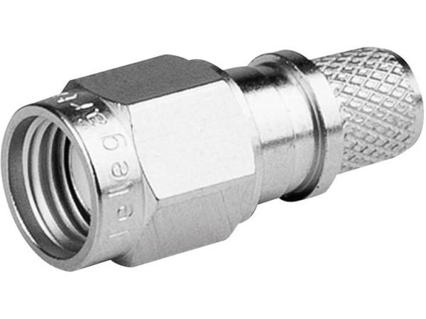 Telegärtner R-SMA Straight Plug G30 (1.5/3.8); H 155 solder/crimp