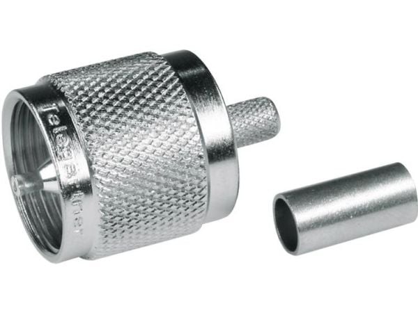 Telegärtner J01040A0001 J01040A0001 UHF-liitin Liitin, suora 50 Ω 1 kpl