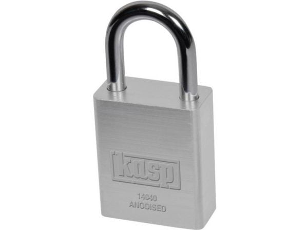 Kasp K14040SILD riippulukko 38 mm Erilaisia Hopea