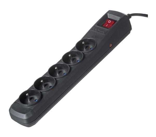 Activejet ACP-5GN 1,5M CZ, 1,5 m, inomhus, Typ E, Typ E, Plast, Svart