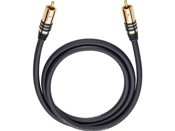 OEHLBACH NF Sub 1000, RCA, Hankjønn, RCA, Hankjønn, 10 m, Sort