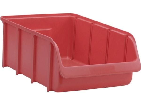 Hünersdorff oppbevaringskasser 5 675100 (B x H x D) 312 x 184 x 489 mm rød (1 stk.)