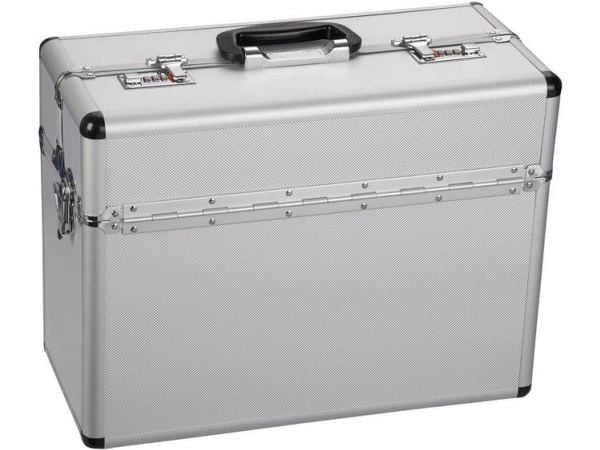 Alutec 61800 universell verktøy-/pilotkoffert, uten utstyr, 460 x 360 x 220 mm