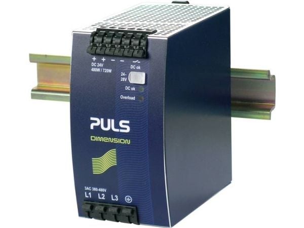 PULS DIN-skinne strømforsyning (DIN-Rail) DIMENSION 24 V/DC 20 A 480 W 1 x (QT20.241-C1)
