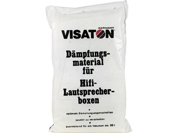 Visaton - Akustisk dämpningsull för högtalardrivrutin