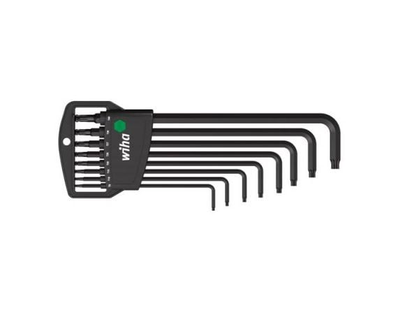 Wiha innvendig TORX vinkelskrujernsett T 9, T 10, T 15, T 20, T 25, T 27, T 30, T 40 8 deler