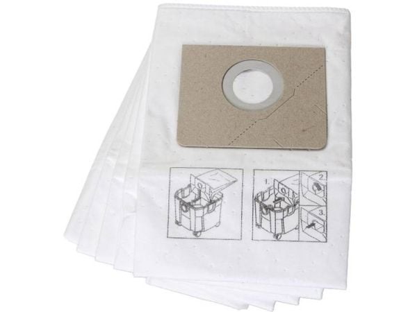 FEIN 31345061010, Støv pose, Trommelvakuum, Beige, Hvit, Fleece, FEIN Dustex 25 L Set (Dustex 25 L), Dustex 25 L (Dustex 25 L)