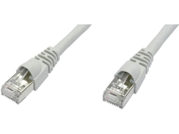 Telegärtner MP8 FS 600 - Nettverkskabel - RJ-45 (hann) til RJ-45 (hann) - 50 m - SFTP - CAT 7 - grå