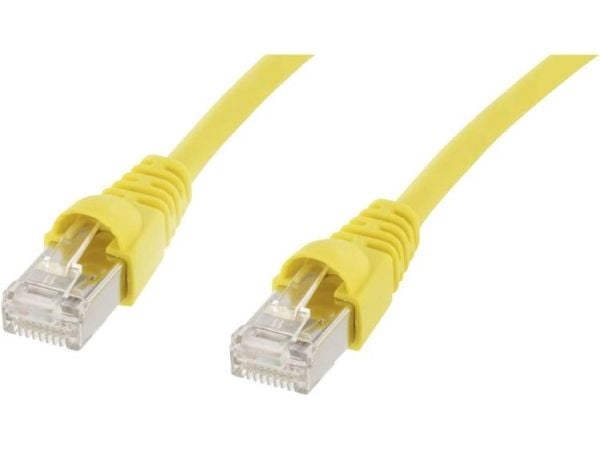 Telegärtner MP8 FS 600 - Koblingskabel - RJ-45 (hann) til RJ-45 (hann) - 2 m - SFTP - CAT 7 - gul