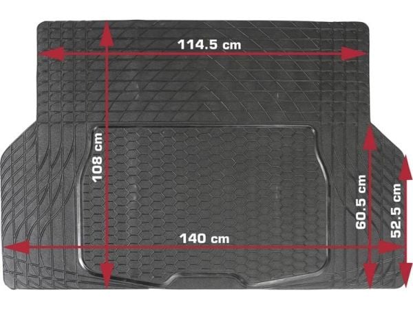 DINO bagasjeromsmatte passer til (bilmodell) Universal (L x B) 108 x 140 cm sort