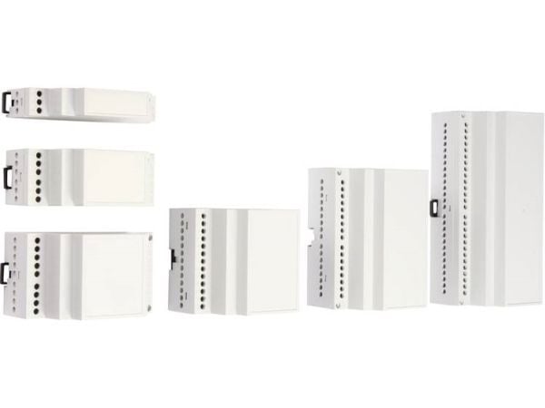 Weltron MR1/CB FA RAL7035 ABS DIN-nahkakaappi 17,5 x 90 x 55,8 ABS Gråhvid (RAL 7035) 1 stk 1 stk
