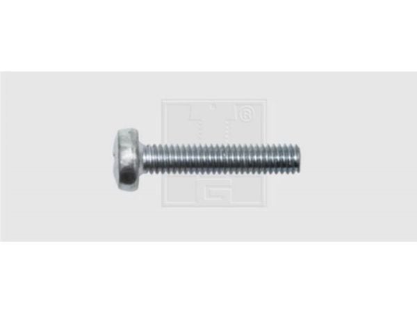 SWG gjengeskruer-sortiment M4 10 mm kryss spor Philips DIN 7985 stål galvanisert 100 stk