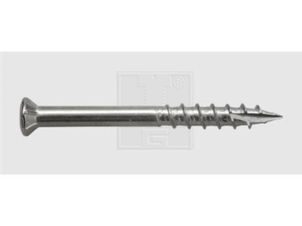 SWG terrasse skruer 5 mm 50 mm T-profil rustfritt stål C1, 125 stk