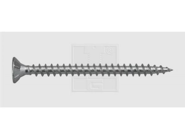 Treskrue 5 mm 50 mm innvendig multitann stål galvanisert 250 stk SWG 4009155743080