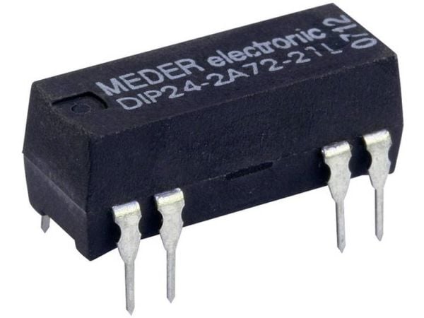 StandexMeder Elektroniikka DIP12-2A72-21L Reed-rele 2 x rajakytkin 12 V/DC 0,5 A 10 W DIP-8
