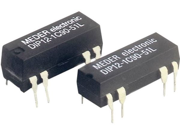 StandexMeder Electronics DIP24-1C90-51D reedrelä 1 växlande kontakt 24 V/DC 0,5 A 10 W DIP-8 StandexMeder Electronics DIP24-1C90-51D reedrelä 1 växlande kontakt 24 V/DC 0,5 A 10 W DIP-8