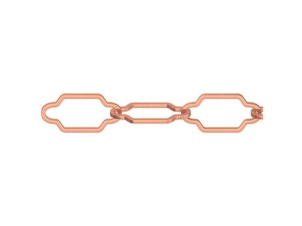 Dörner + Helmer 153502, Stål, 2 mm, brons, 5 m, Tyskland, 1 styck
