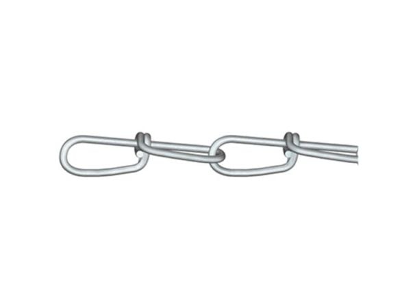 dörner + helmer 156148 Knutkedja Silver Stål Galvaniserad 30 m