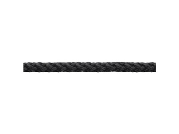 dörner + helmer 190015 flätat polypropylentrep (Ø x L) 3 mm x 400 m svart