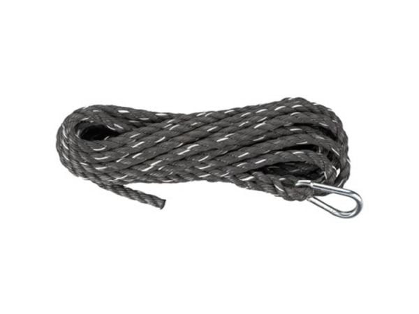 dörner + helmer 190324 Sladd av polypropen (Ø x L) 14 mm x 10 m Svart