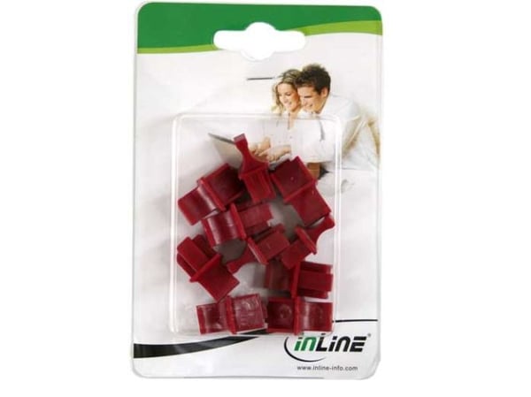 InLine 59942M, Rød, Plast, 15 x 25 x 10 mm, 605 mm, 105 mm, 20 mm