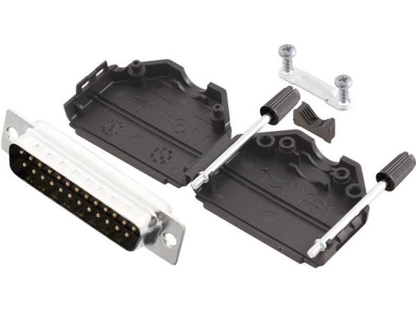 MH Connectors MHDPPK25-DB25P-K D-SUB pin-listesett 180° polantall: 25, 1 stk