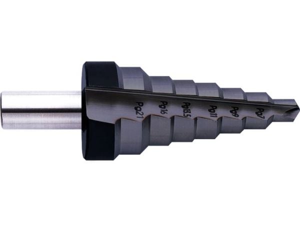 Exact 25301 HSS-trappborr, total längd 92 mm, TiAIN, cylindrisk skaft, 1 st