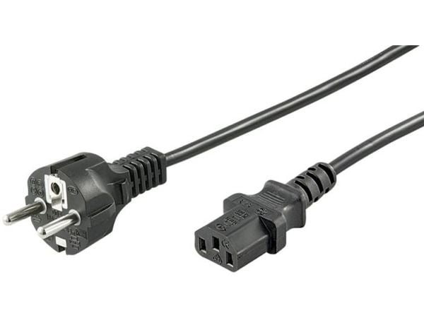 Goobay 68605, 1,5 m, Strömkontakt typ F, IEC C13, H05VV-F3G, 250 V
