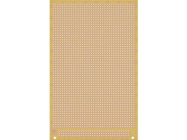 Rademacher VK C-931-EP printplate for eksperimenter epoksy (L x B) 16 x 10 cm 35 µm rutenett 2.54 mm