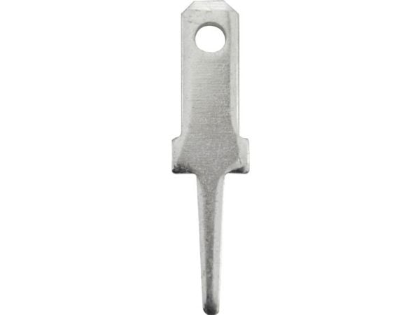 Vogt Verbindungstechnik 3775b08.68 Innstikktunge, stiftbredde: 2,8 mm, stifttykkelse: 0,8 mm, 180° uisolert metall, 100 stk
