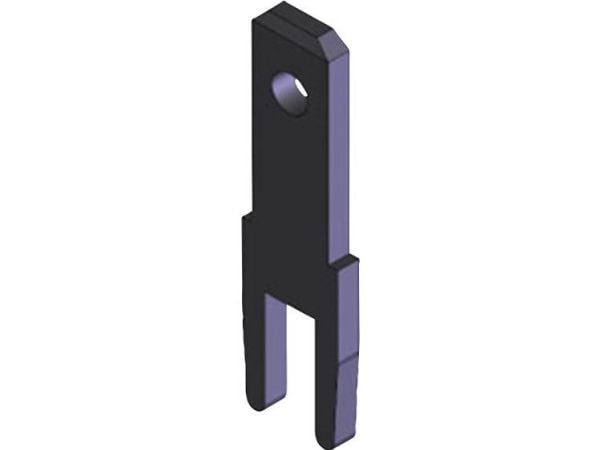 Vogt Verbindungstechnik 3785c08.68 innstikktunge stikklengde: 2,8 mm stikktykkelse: 0,8 mm 180° uisolert metall (100 stk.)