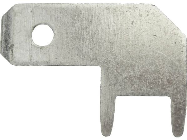 Vogt Verbindungstechnik 3827b08.68 innstikktunge kontaktbredde 4,8 mm kontakttykkelse 0,8 mm 90° uisolert metall (100 stk)