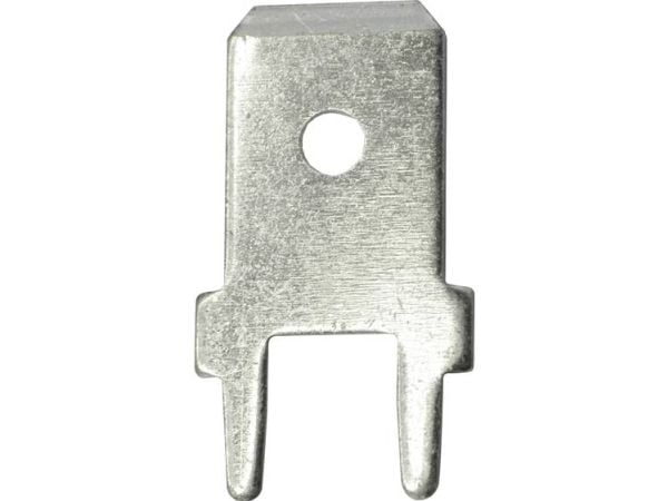 Vogt Verbindungstechnik 3866a.61 innstikkfane/terminal stiftbredde 6,3 mm stifttykkelse 0,8 mm 180° uisolert metall 100 stk