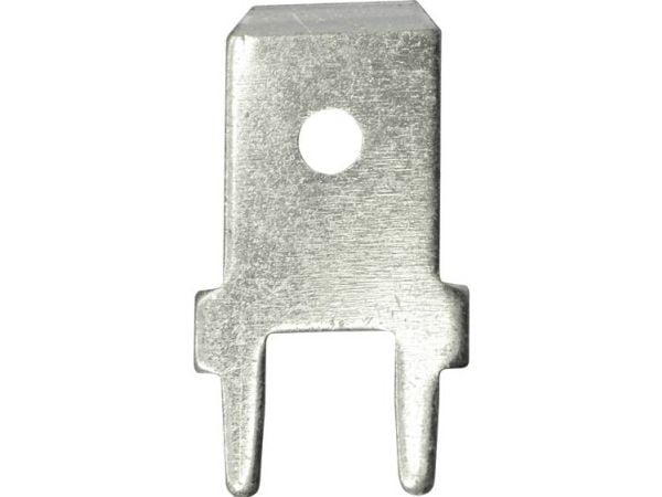 Vogt Verbindungstechnik 3866b.68 insticksflik stiftbredd 6,3 mm 180° oisolerad metall - 100 st