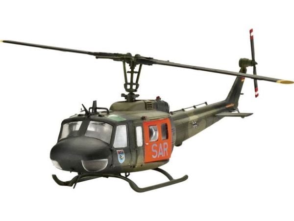 Revell Bell UH-1D SAR, Rotorcraftmodell, Monteringssett, 1:72, Bell UH-1D SAR, Plast, Avansert