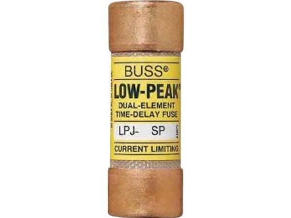Bussmann by Eaton LPJ-40SP tidsfördröjd säkring 40 A 600 V/AC (Ø x L) 26,9 x 60,5 mm, Træg -T- 1 st Bussmann by Eaton LPJ-40SP tidsfördröjd säkring 40 A 600 V/AC (Ø x L) 26,9 x 60,5 mm, Træg -T- 1 st