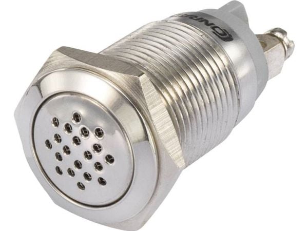 TRU COMPONENTS 1231433 larmsignal med ljudutveckling: 85 dB; 12 V/DC; intermittent ton; 1 st