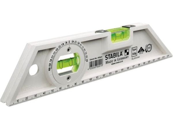 Stabila Type 104 ALLROUND 6901 Vaterpas-Mini 25 cm 1 mm/m