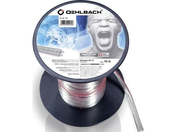 OEHLBACH Silverline Speacker Cable, 10 m