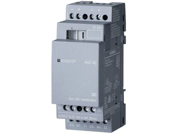 Siemens LOGO! AM2 AQ 0BA2 PLC-laajennusmoduuli 24 V/DC