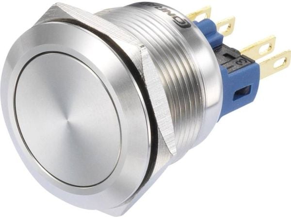 TRU COMPONENTS GQ22-11/S Painekytkin 250 V/AC 3 A 1 x On/(On) Painike (Ø) 21 mm IP65 1 kpl 1 kpl