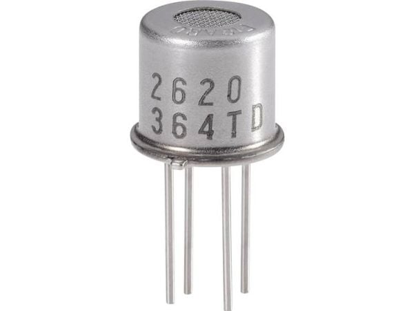 Figaro kaasuanturi TGS-2620 Soveltuu kaasuille: isobutaani, metaanikaasu, hiilivety, hiilimonoksidi, metyylimerkaptaani, rikkivety, trimetyyliamiin...