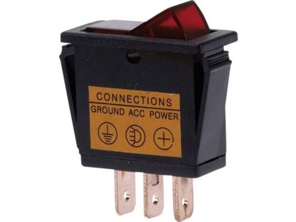HP biltilbehør 28327 vippebryter for bil 12 V/DC, 1 stk