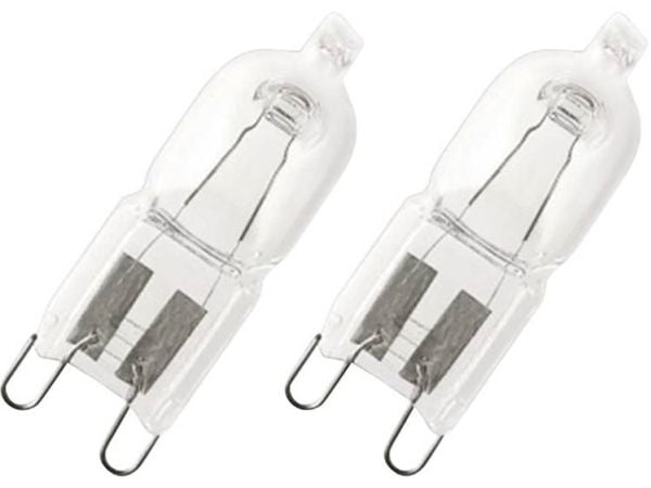 OSRAM HALOPIN SUPERSTAR - Halogenlyspære - form: T13.3 - G9 - 48 W (ekvivalent 60 W) - klasse G - varmt hvitt lys - 2800 K (en pakke 2)