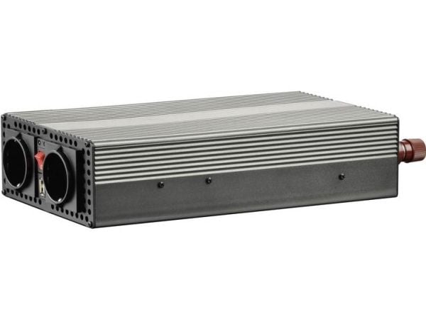 VOLTCRAFT inverter MSW 1200-12-G 1200 W 12 V/DC 10,5 - 15 V/DC skruklemmer beskyttet stikkontakt (MSW 1200-12-G)