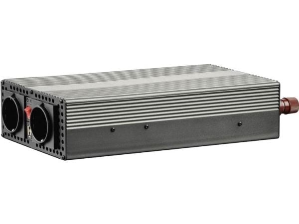 VOLTCRAFT omformer MSW 1200-24-G 1200 W 24 V/DC 21 - 30 V/DC skrutilkobling beskyttelsesjording