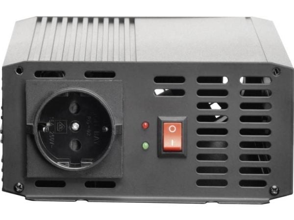 VOLTCRAFT vekselretter PSW 1000-12-G 1000 W 12 V/DC 10,5–15 V/DC skrueklemmer, jordet stikkontakt (PSW 1000-12-G)